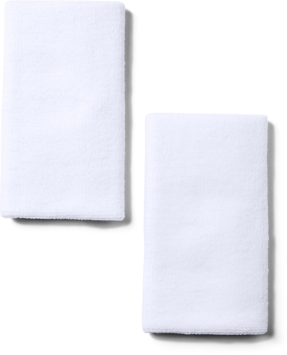 UA Performance 6" Wristband 2-Pack - White