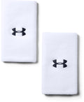 UA Performance 6" Wristband 2-Pack - White