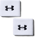 UA Performance Men's 2-Pack 3" Wristband - White