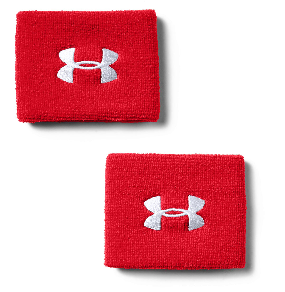 UA Performance Men's 2-Pack 3" Wristband - Red