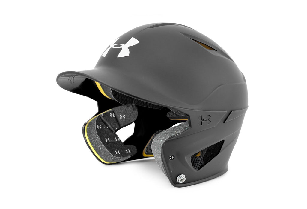 UA Converge Matte Boys' Batting Helmet - Black