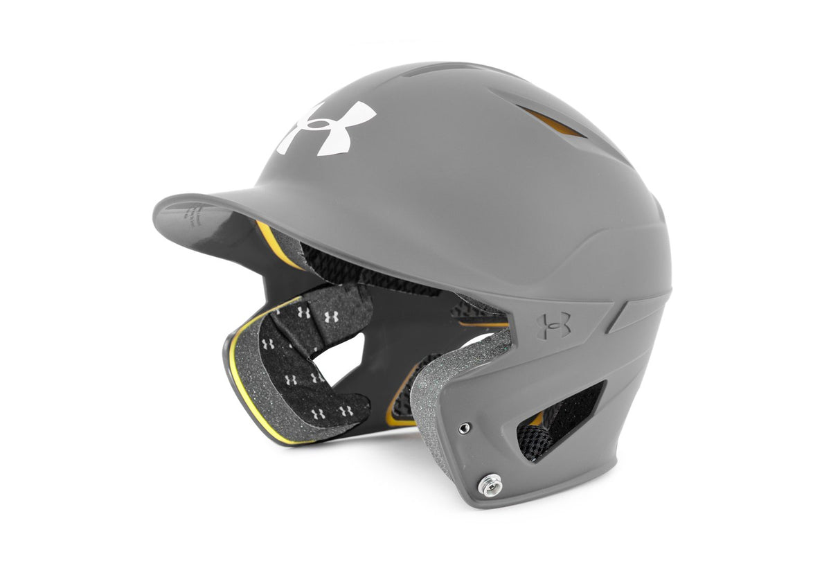 UA Converge Matte Boys' Batting Helmet - Gray