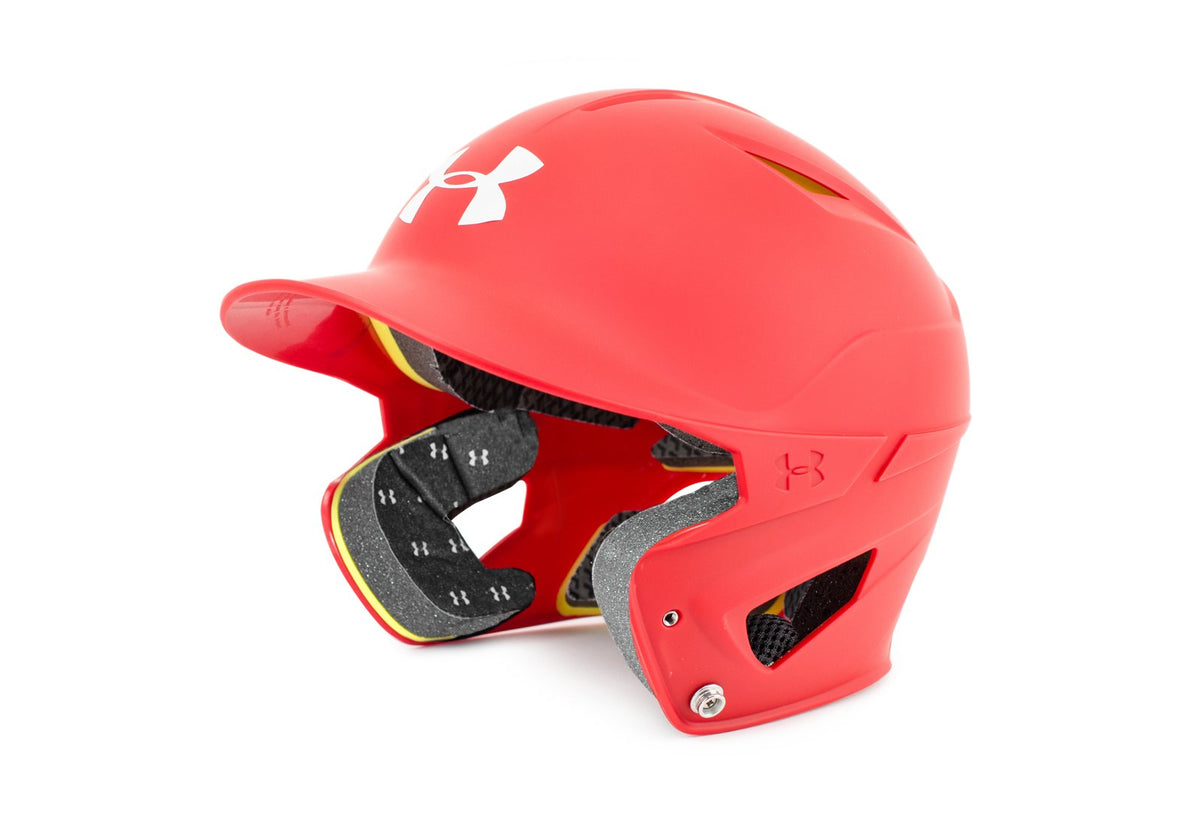 UA Converge Matte Boys' Batting Helmet - Red