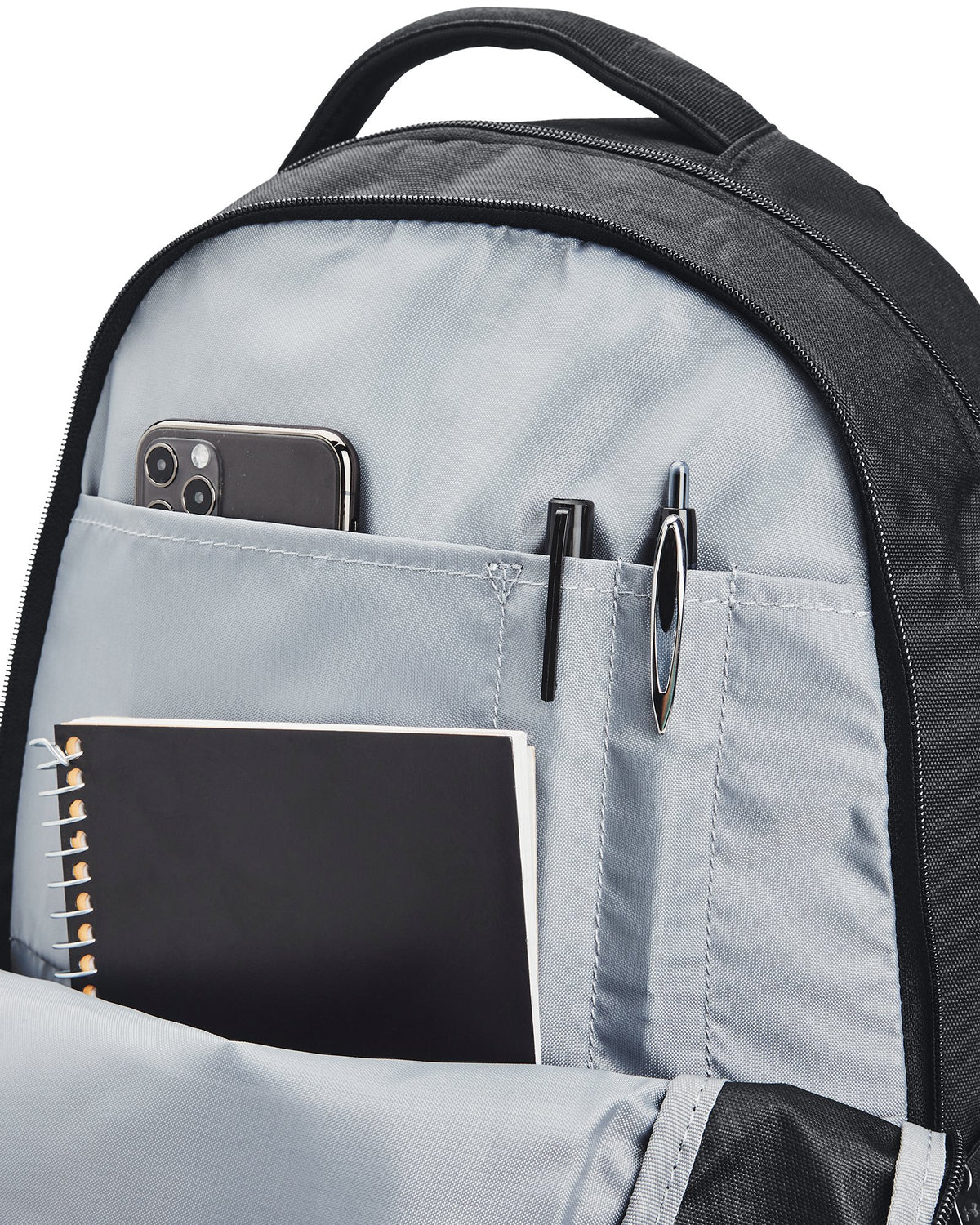 UA Hustle 5.0 Backpack - Black