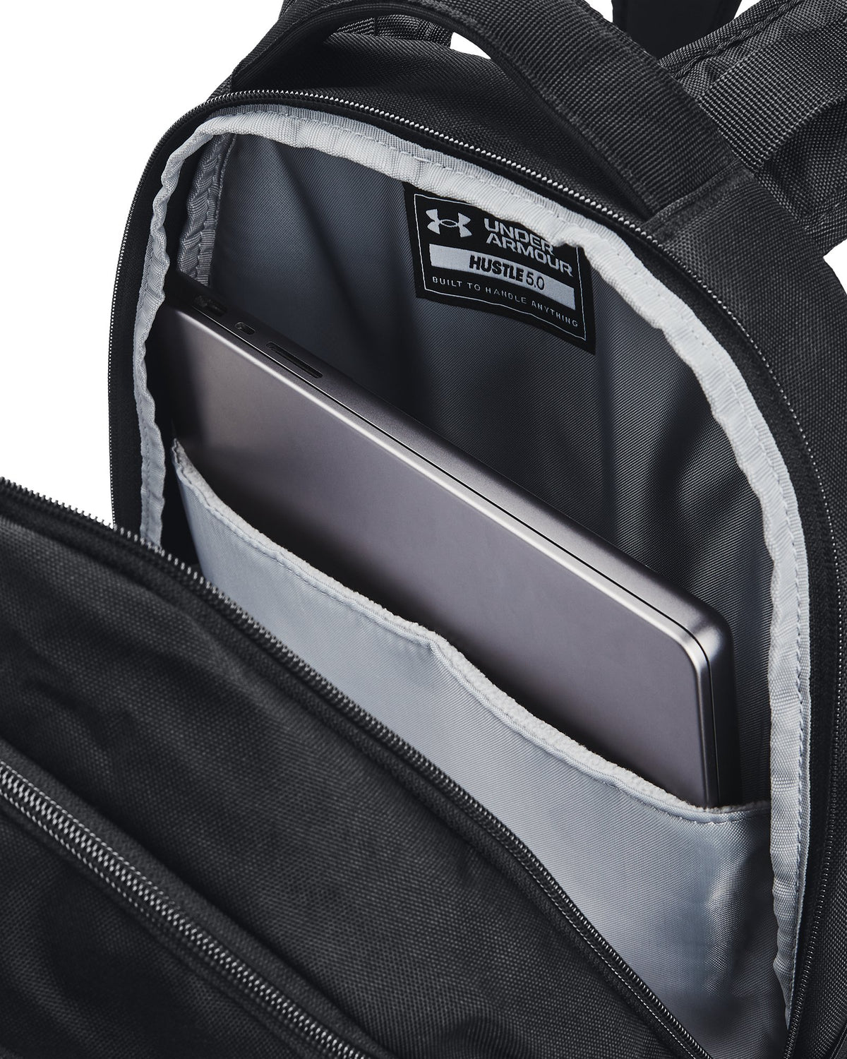 UA Hustle 5.0 Backpack - Black