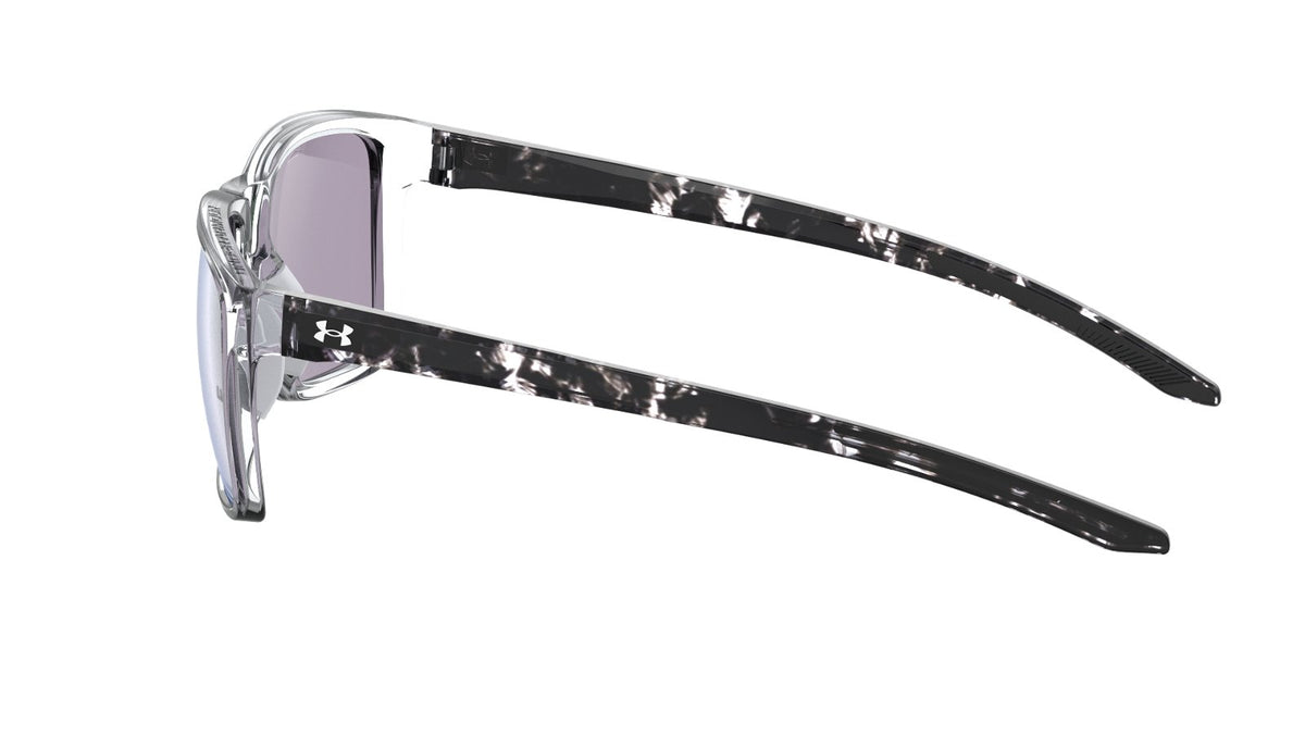 UA Hustle Mirror Unisex Sunglasses - White