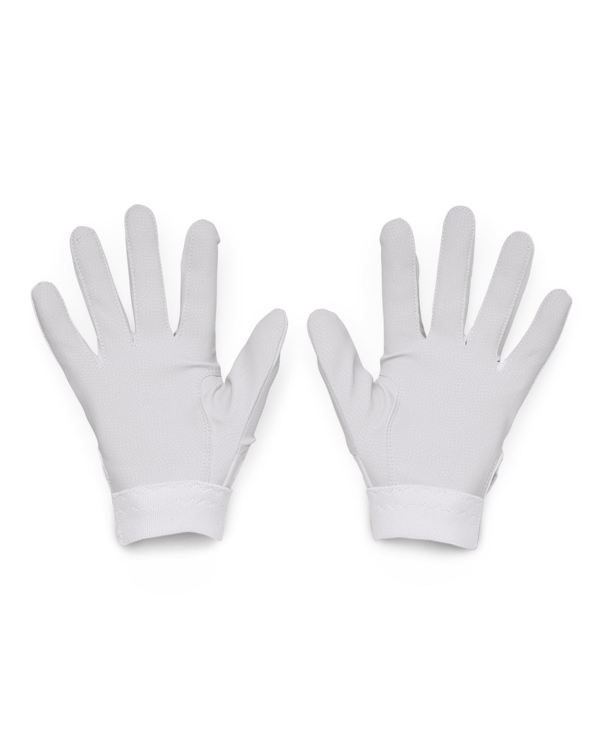 UA Radar Kids' Batting Gloves - White