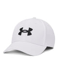 UA Blitzing Low Men's Stretch Fit Cap - White
