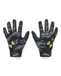 UA Clean Up Boys' Batting Gloves - Black