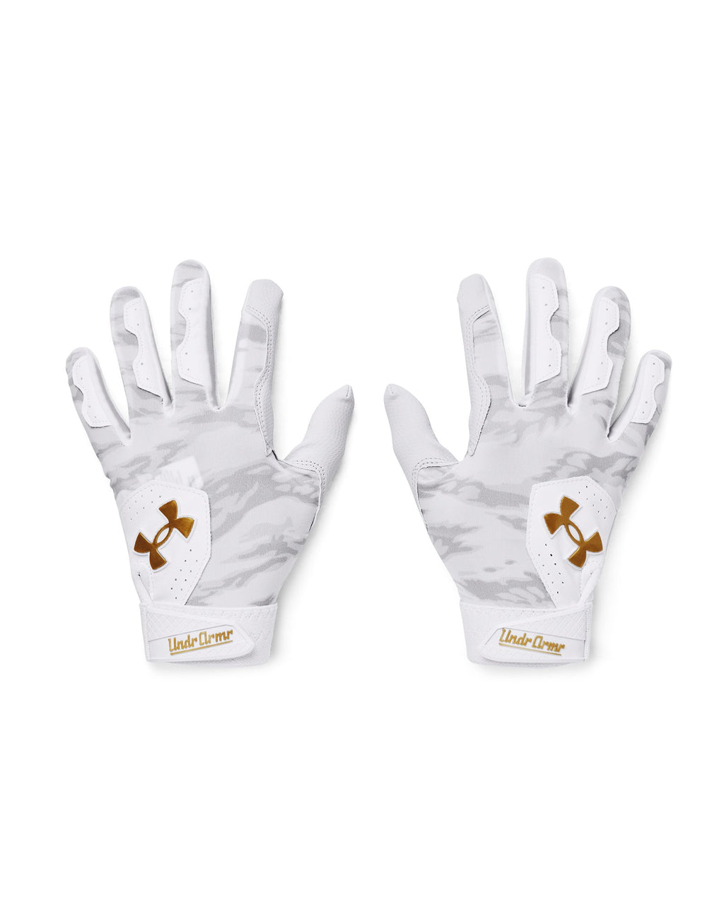 UA Clean Up Boys' Batting Gloves - Black
