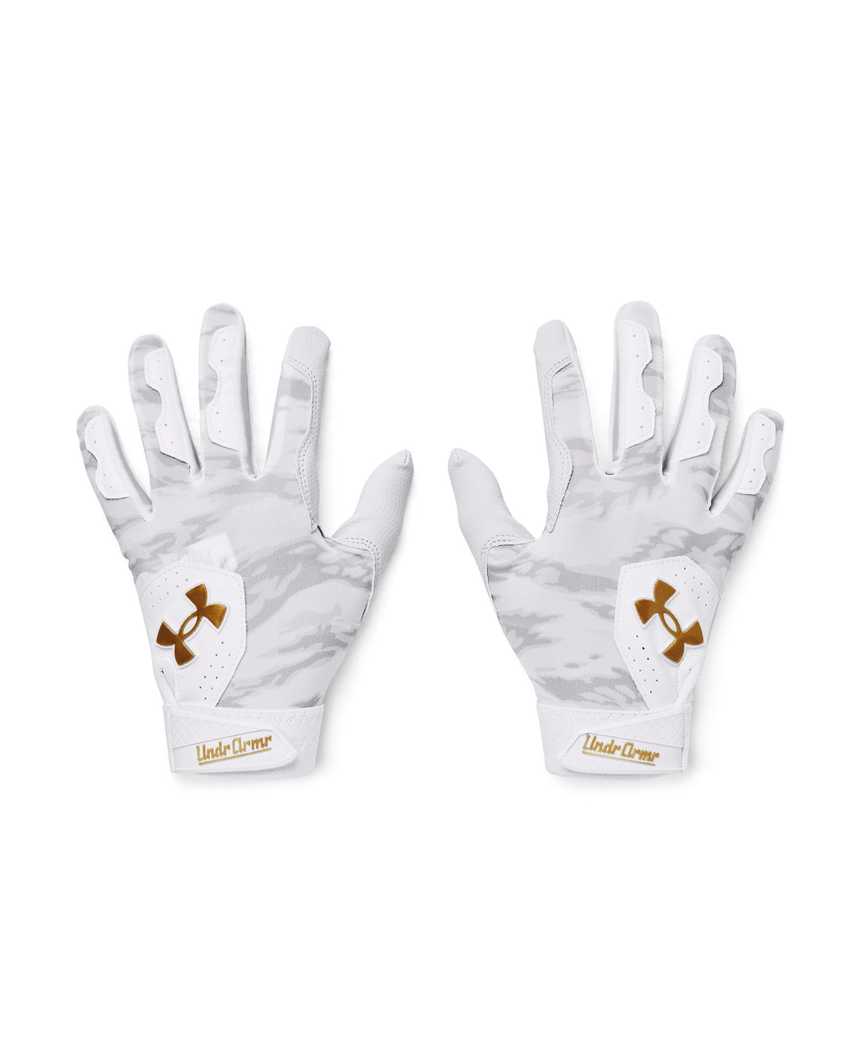 UA Clean Up Boys' Batting Gloves - Black