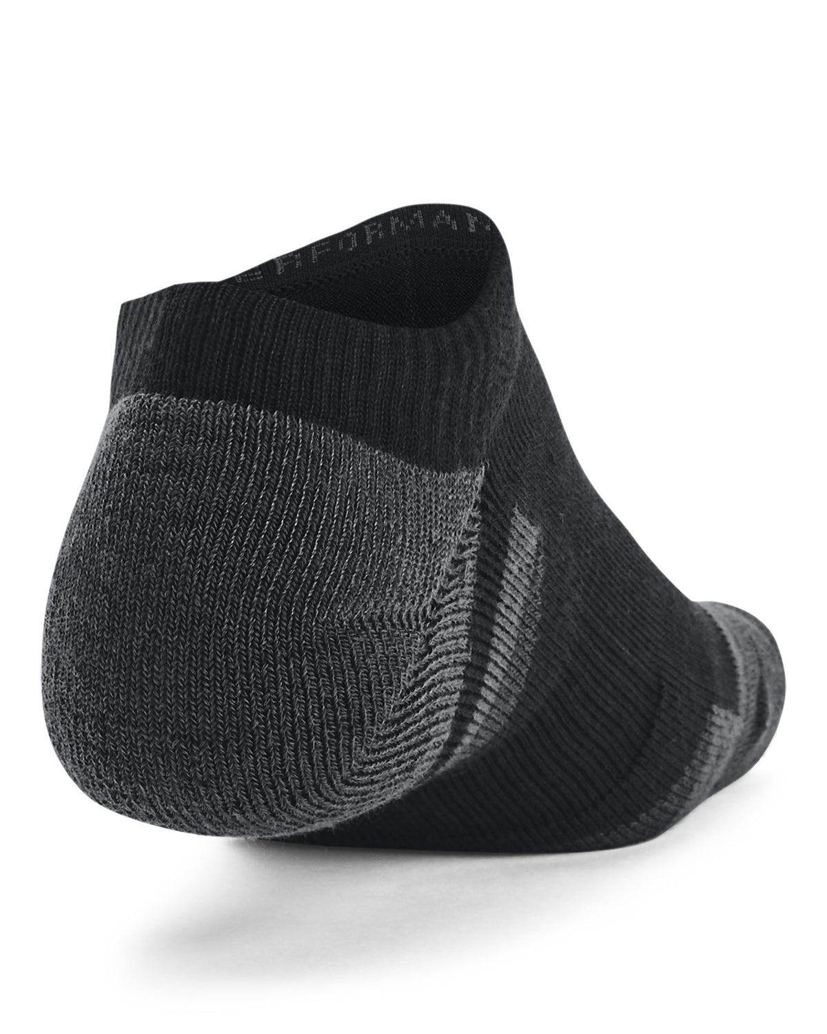 UA Performance Tech Unisex 3-Pack No Show Socks - Black