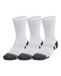 UA Performance Tech™ Unisex 3-Pack Crew Socks - White