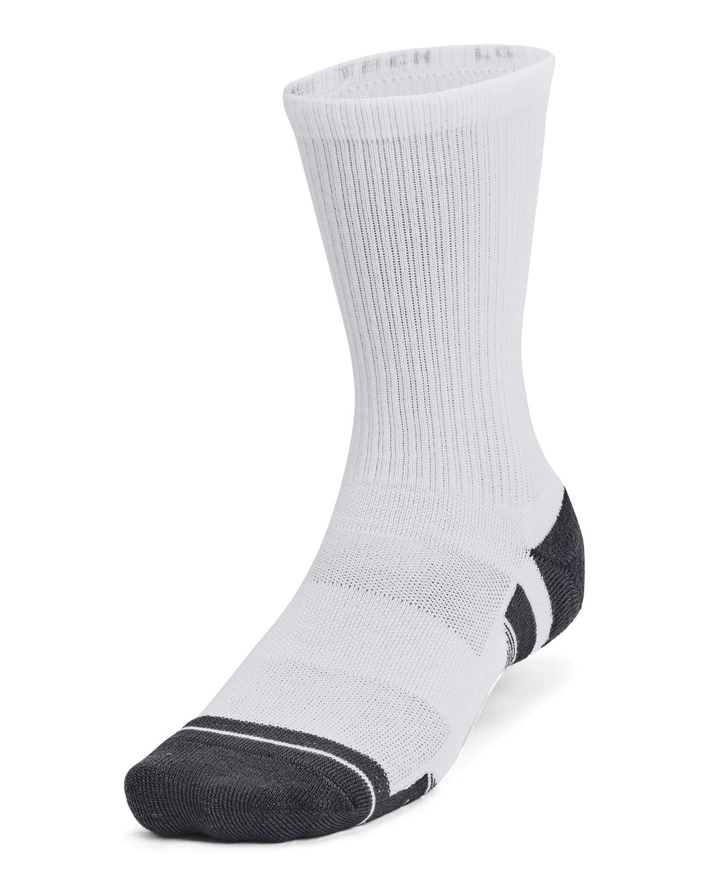 UA Performance Tech™ Unisex 3-Pack Crew Socks - White