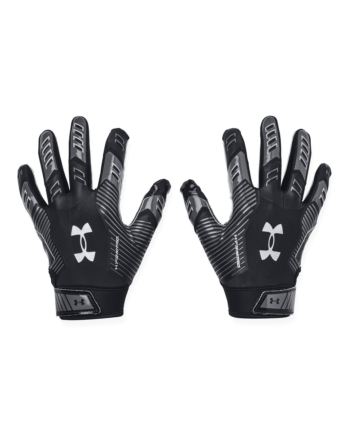 UA F9 Nitro Boys' Football Gloves - Black