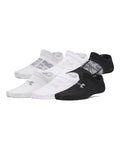 UA Essential Kids' 6-Pack No-Show Socks - White
