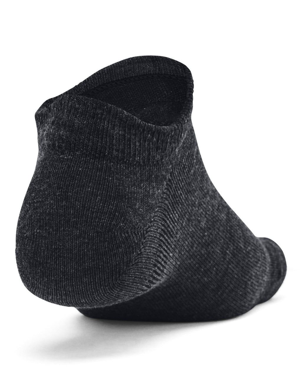 UA Essential Unisex 3-Pack No-Show Socks - Black