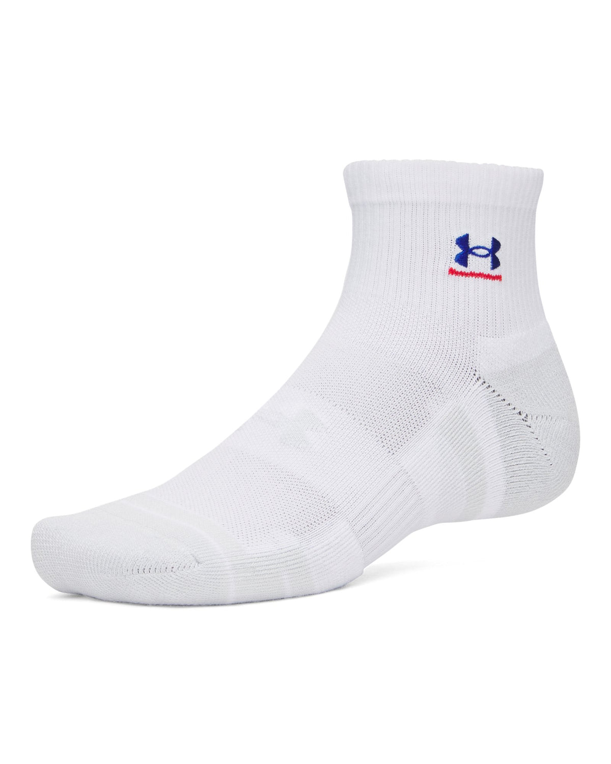 UA Performance Tech™ Unisex 3-Pack Quarter Socks - White