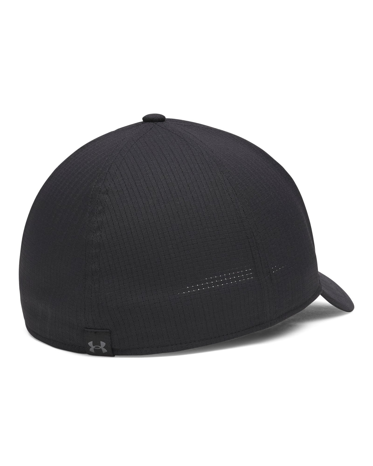 UA ArmourVent Low Men's Stretch Fit Cap - Black
