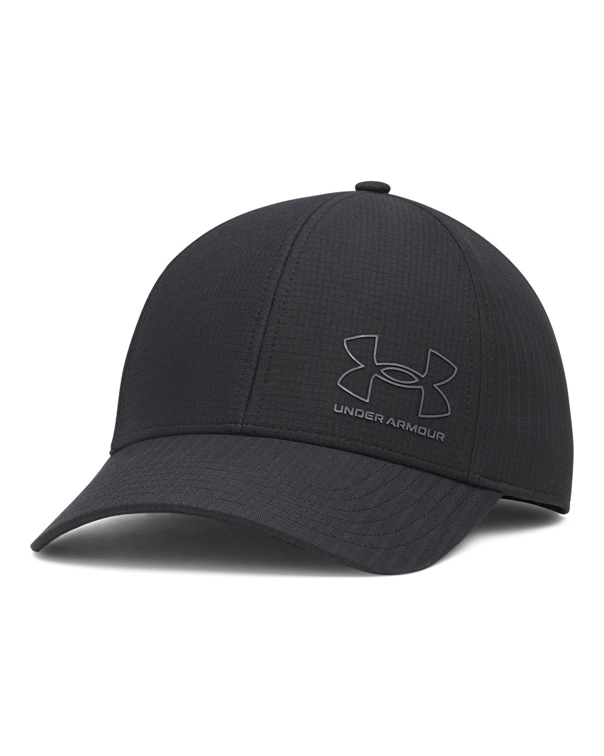 UA ArmourVent Low Men's Stretch Fit Cap - Black
