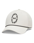 UA Essential Mid Men's Trucker Hat - White
