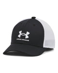 UA Essential Mid Boys' Trucker Hat - Black