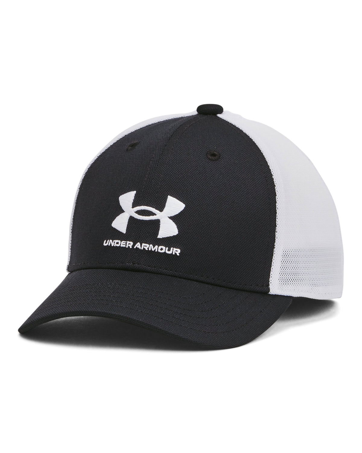UA Essential Mid Boys' Trucker Hat - Black