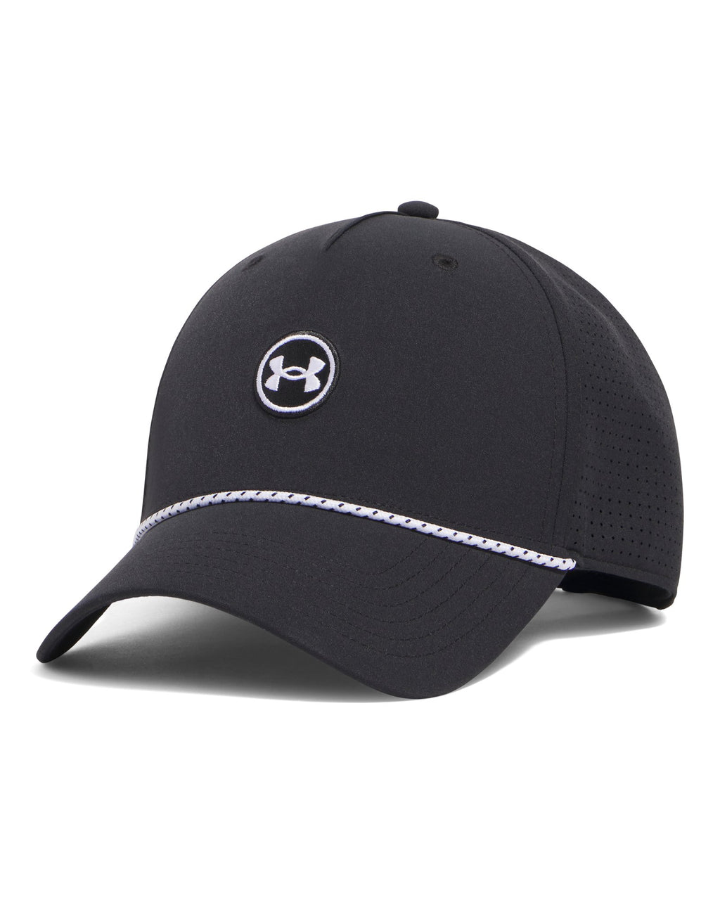 UA Drive Mid Rope Men's Adjustable Hat - Black