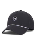 UA Drive Mid Rope Men's Adjustable Hat - Black