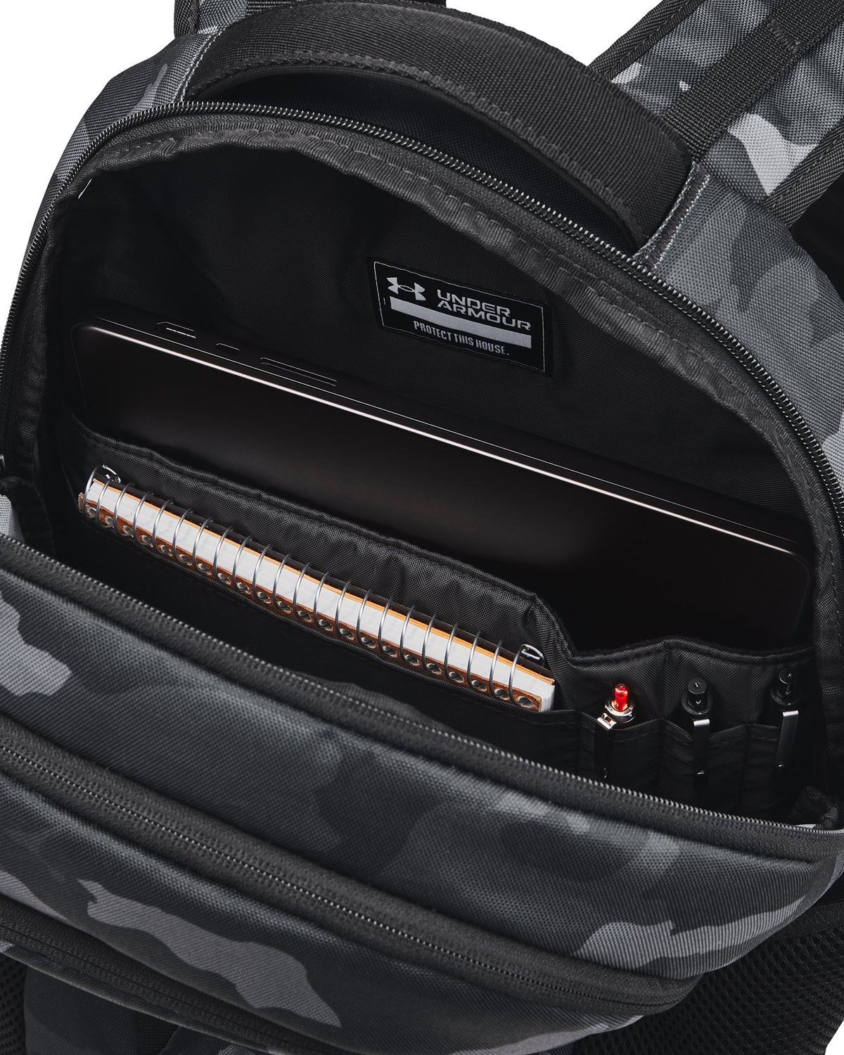 UA Hustle 6.0 Backpack - Black