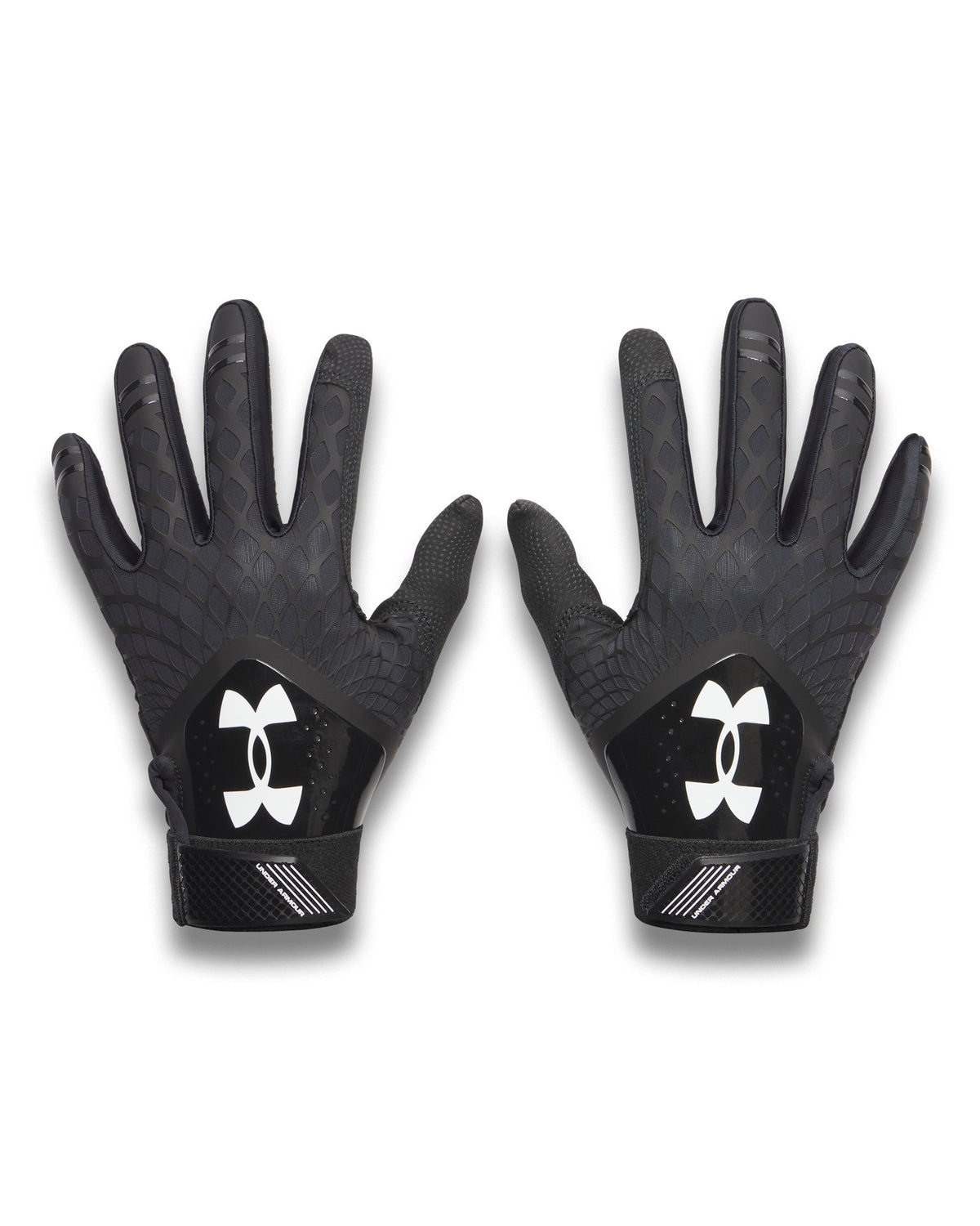 UA Glyde Women's Batting Gloves - Black