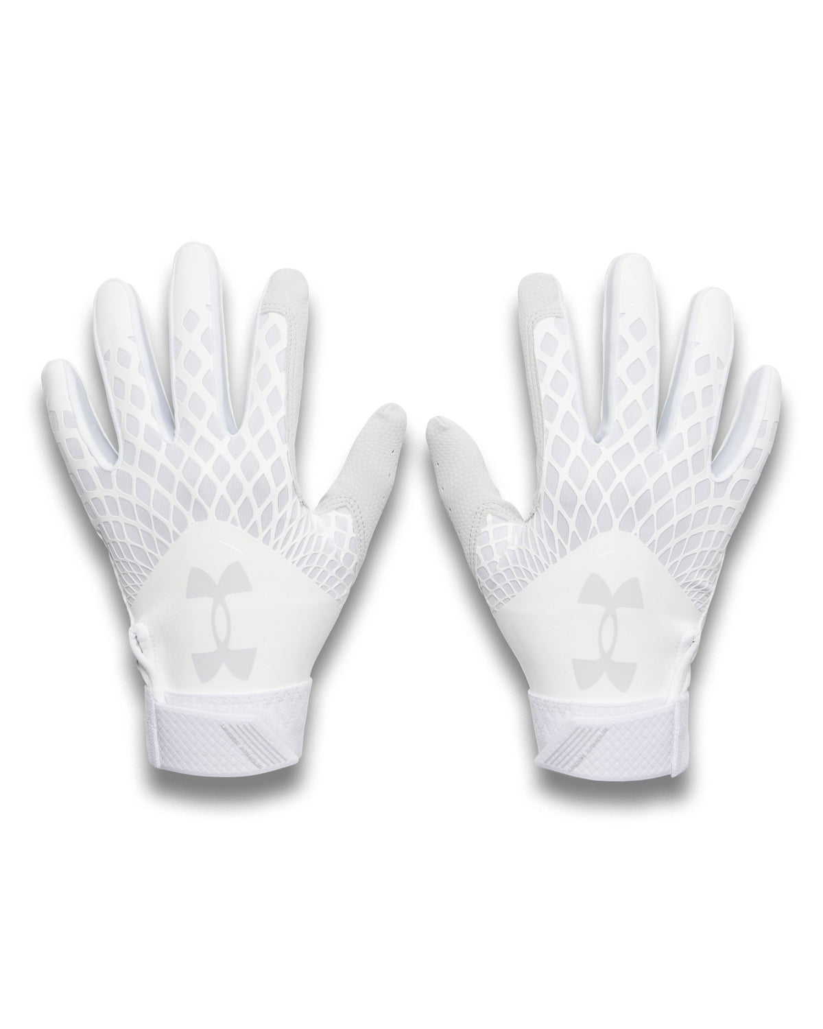 UA Glyde Women's Batting Gloves - White