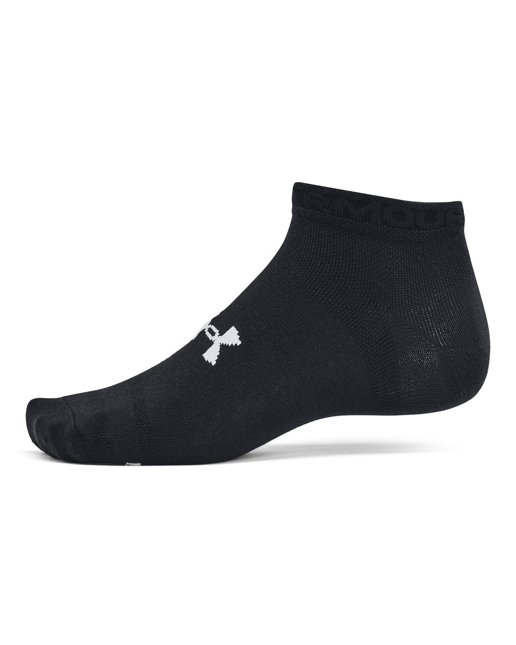 UA Essential Unisex 6-Pack Low Cut Socks - Black