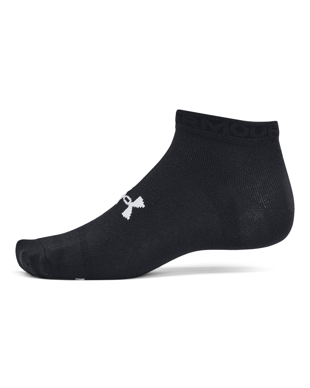 UA Essential Unisex 6-Pack Low Cut Socks - Black