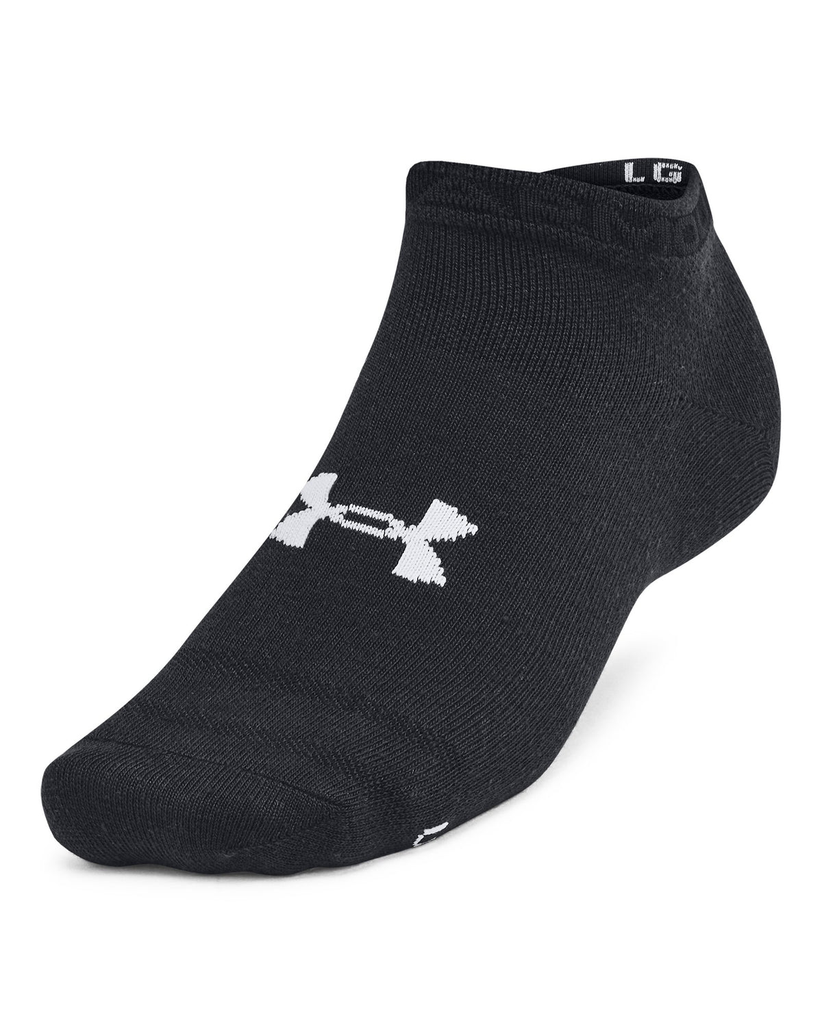 UA Essential Unisex 6-Pack Low Cut Socks - Black