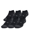 UA Performance Tech™ Unisex 6-Pack No Show Socks - Black