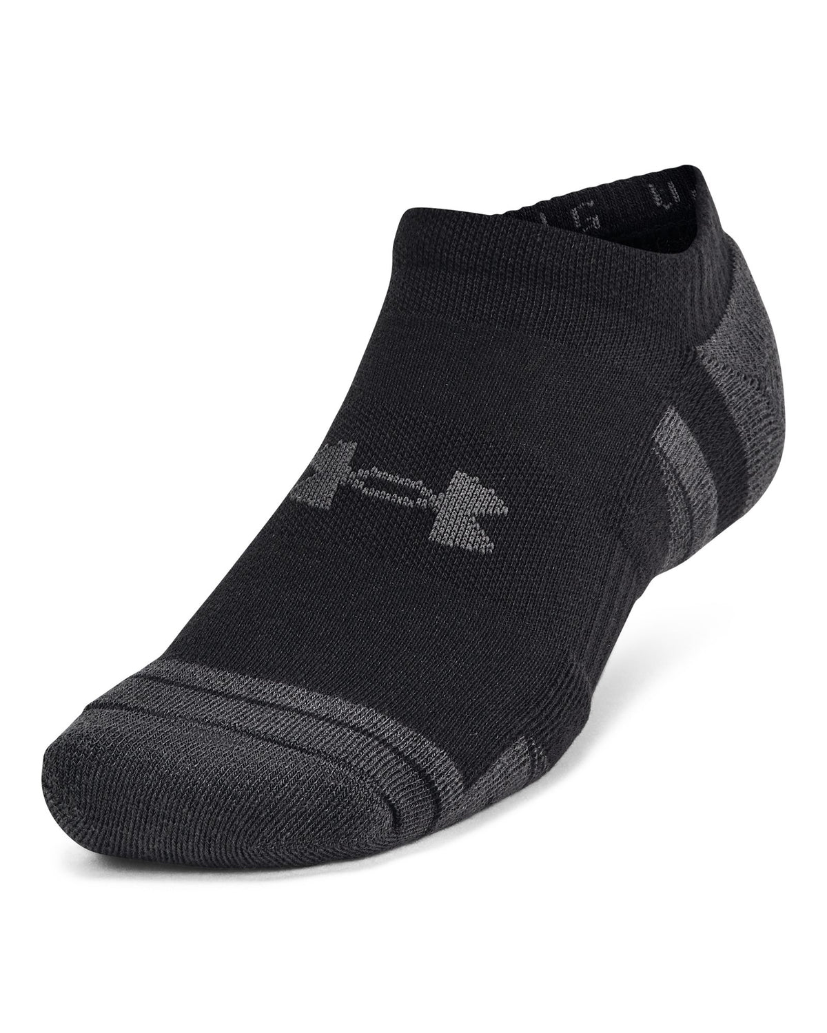 UA Performance Tech™ Unisex 6-Pack No Show Socks - Black