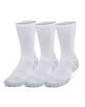 UA Performance Tech Pro Unisex 3-Pack Crew Socks - White