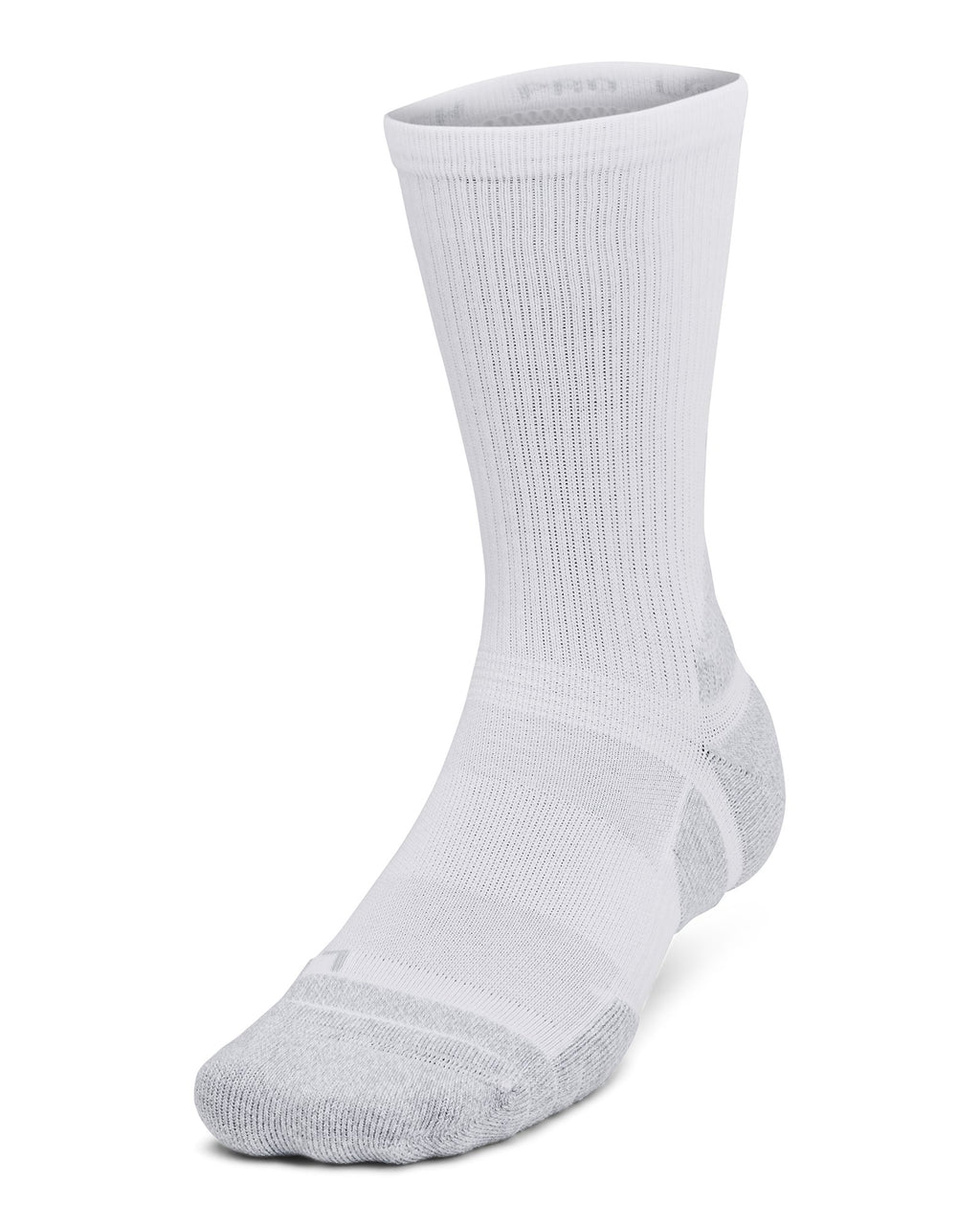 UA Performance Tech Pro Unisex 3-Pack Crew Socks - White