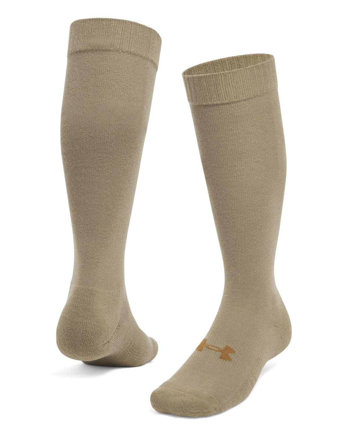 UA Tactical Unisex Over-The-Calf Socks - Brown