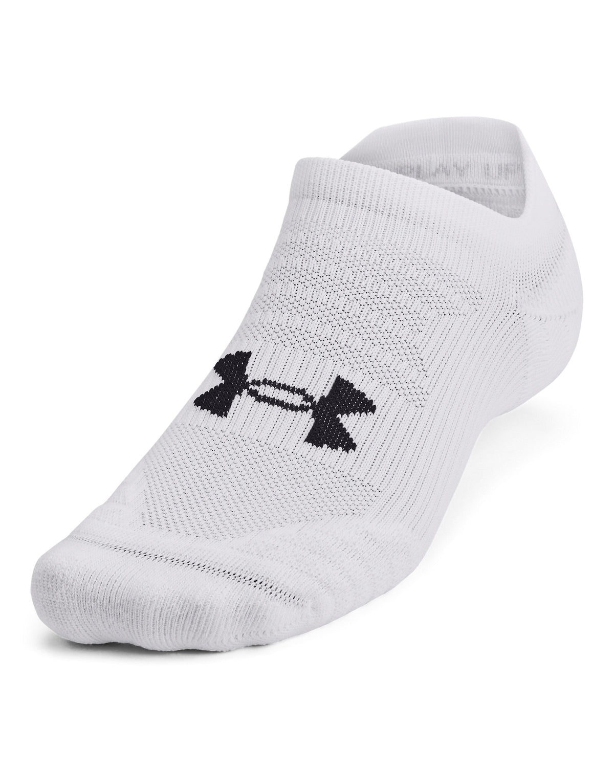 UA Play Up Women's 3-Pack No Show Tab Socks - Black