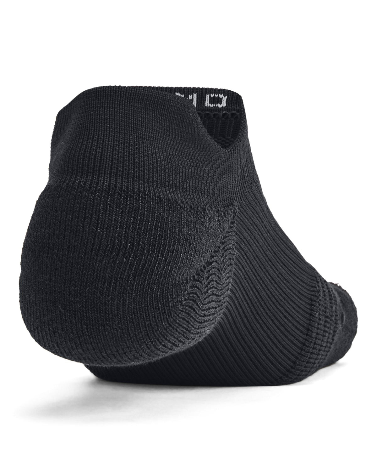 UA Play Up Women's 3-Pack No Show Tab Socks - Black