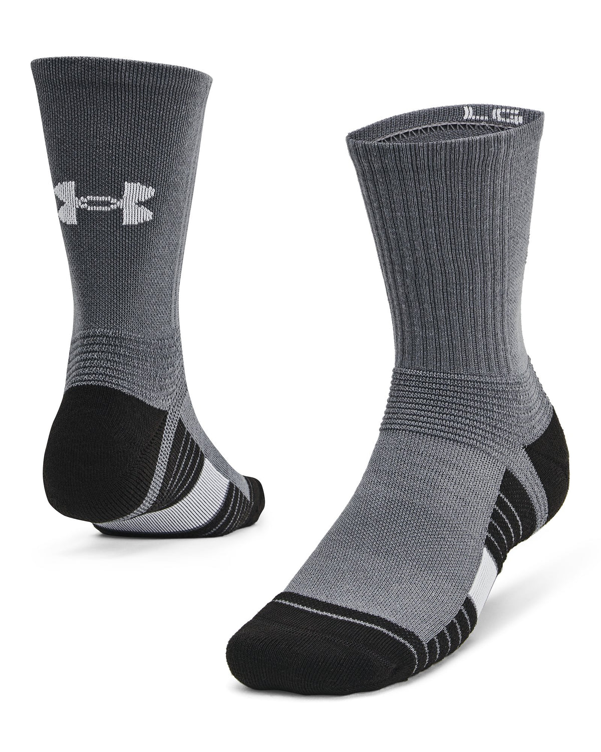 UA Team Unisex Crew Socks - Gray