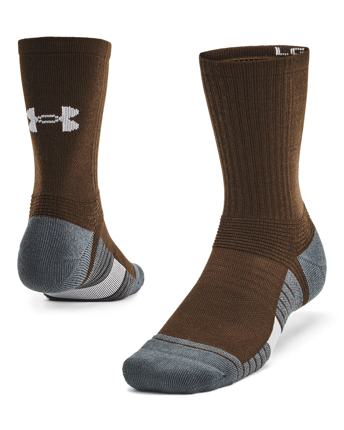 UA Team Unisex Crew Socks - Brown