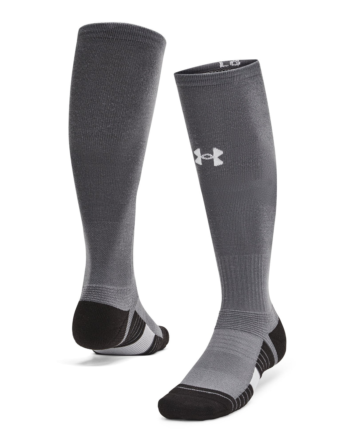 UA Team Unisex Over-The-Calf Socks - Gray