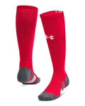 UA Team Unisex Over-The-Calf Socks - Red