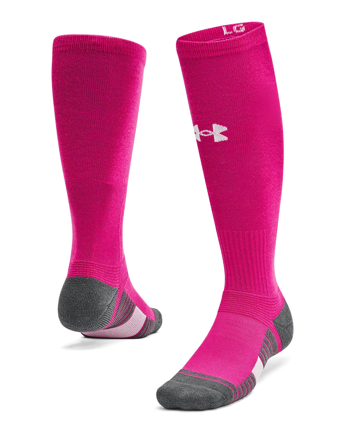 UA Team Unisex Over-The-Calf Socks - Pink