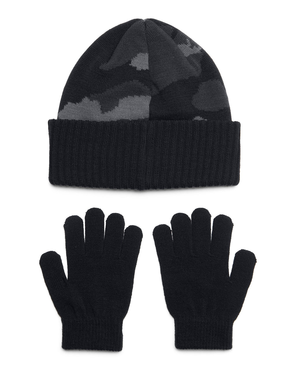 UA Beanie & Gloves Boys' Set - Green