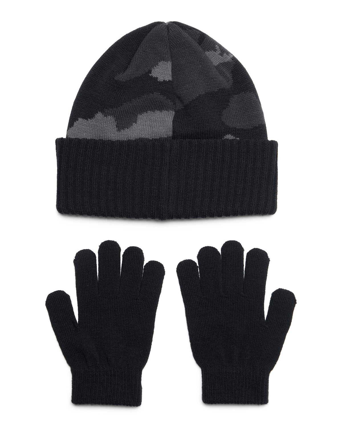 UA Beanie & Gloves Boys' Set - Green