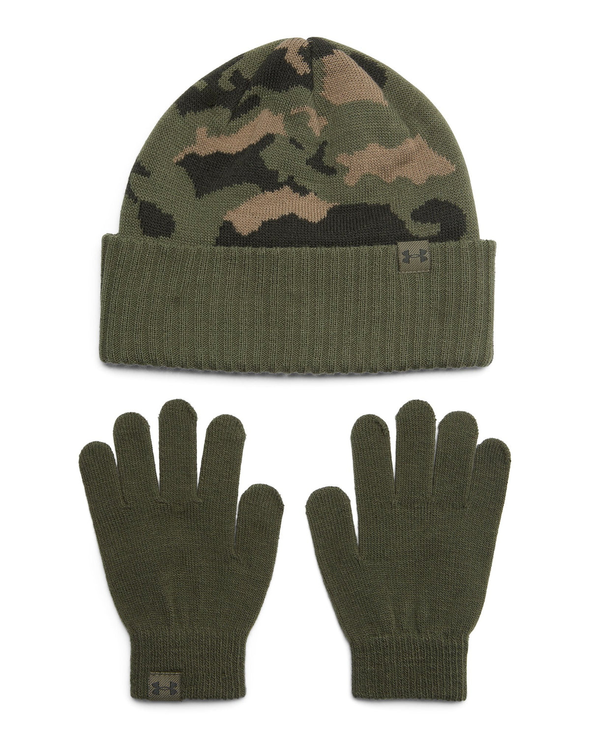 UA Beanie & Gloves Boys' Set - Green